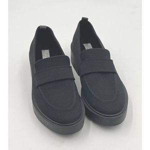 Steven New York Womens Loafers Knit Brynn Black Slip On Size 9